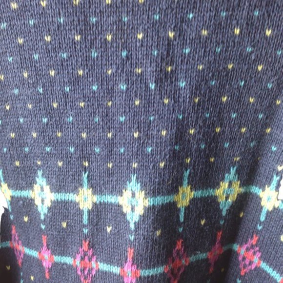 Marsh Landing Vintage Full Zip Nordic FairIsle  Sweater M - LAST CHANCE - Picture 6 of 10